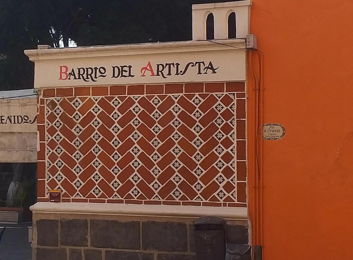 Hostal Azul Puebla Barrio El Alto Exterior foto