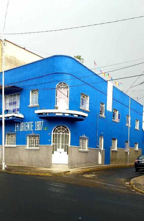 Hostal Azul Puebla Barrio El Alto Exterior foto