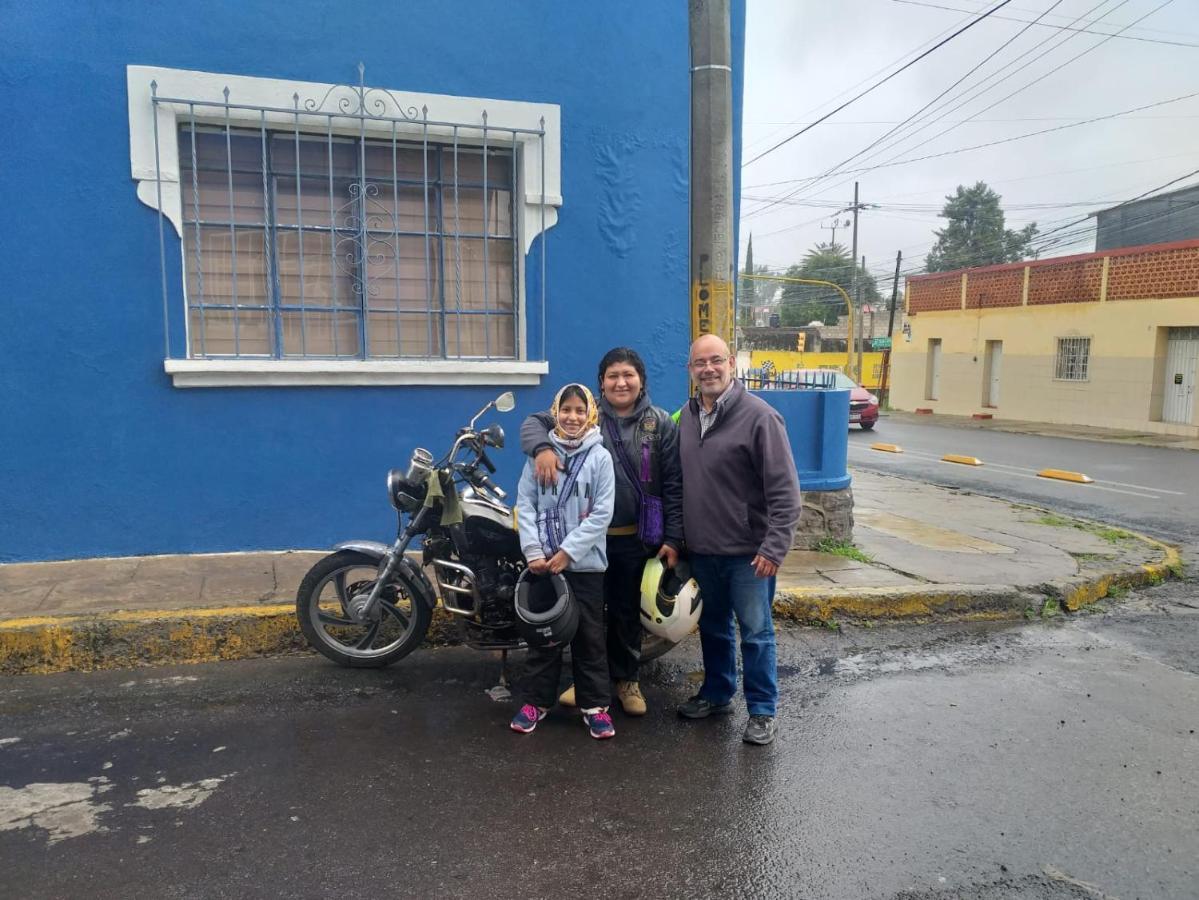 Hostal Azul Puebla Barrio El Alto Exterior foto