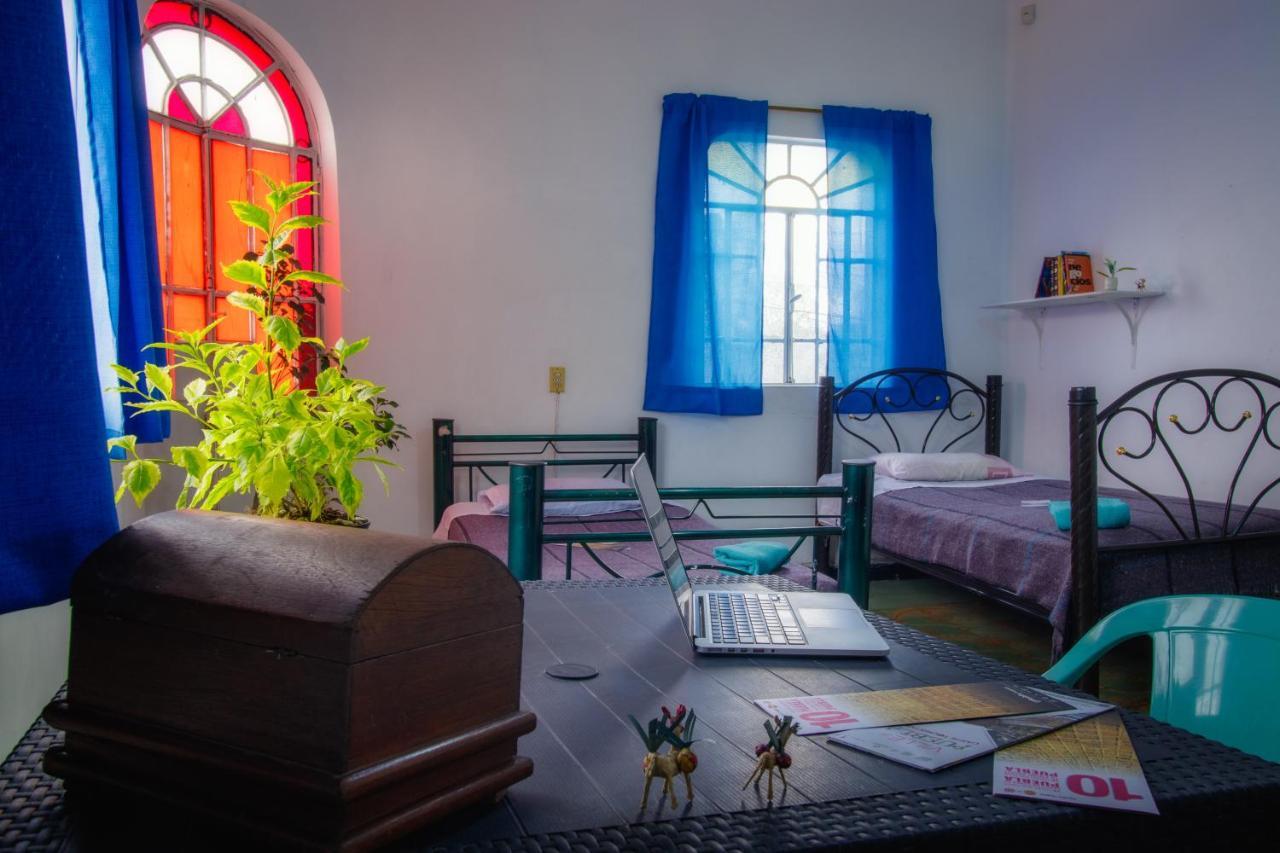 Hostal Azul Puebla Barrio El Alto Exterior foto